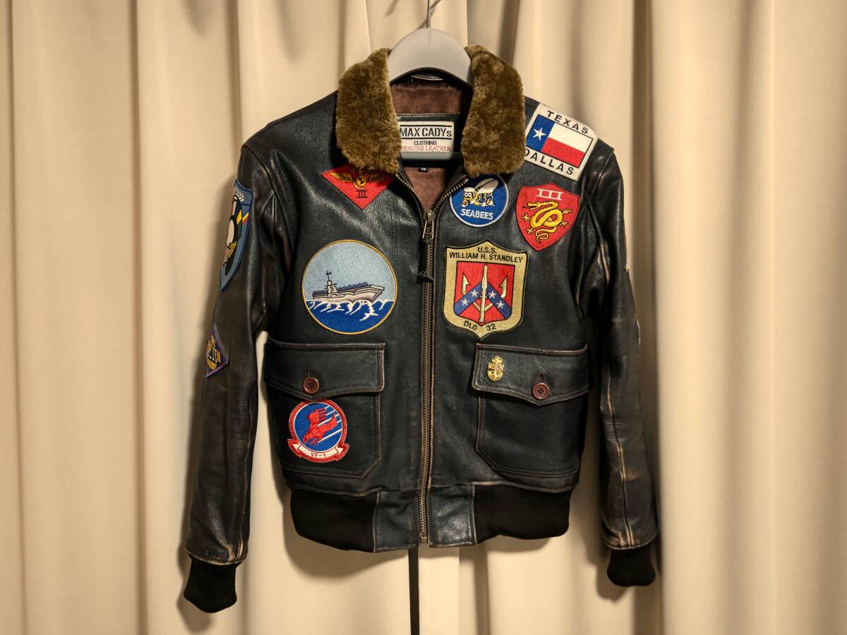 送料無料 希少 XSサイズ MAX CADY's トップガン G-1 マーヴェリック レプリカ マックスケイディ TOPGUN G1 MAVERICK拍卖