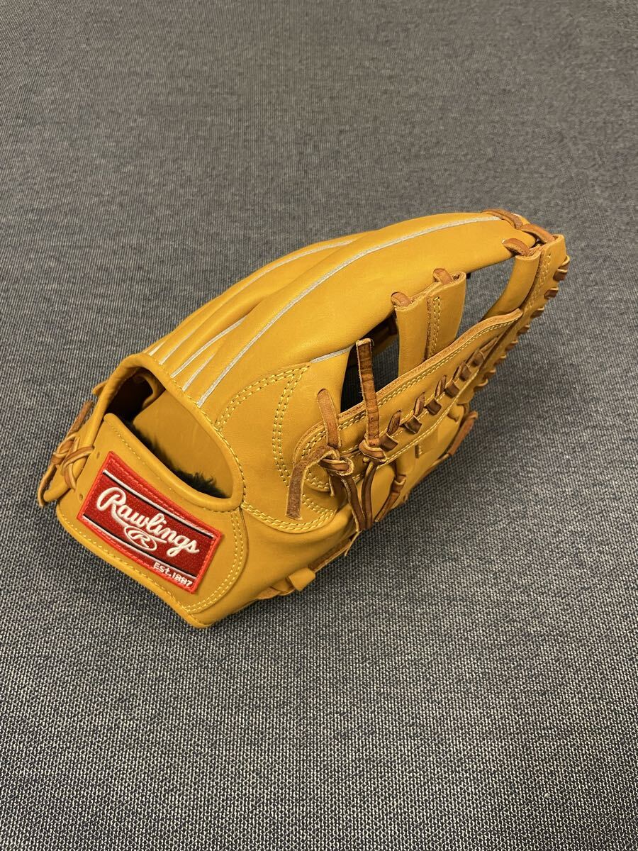 ローリングス ゲーマー 野球 硬式グローブ 一般用 大人 右投げ グラブ 内野 キャメル 黄土色 山吹 右利き 高校野球対応 匿名配送拍卖