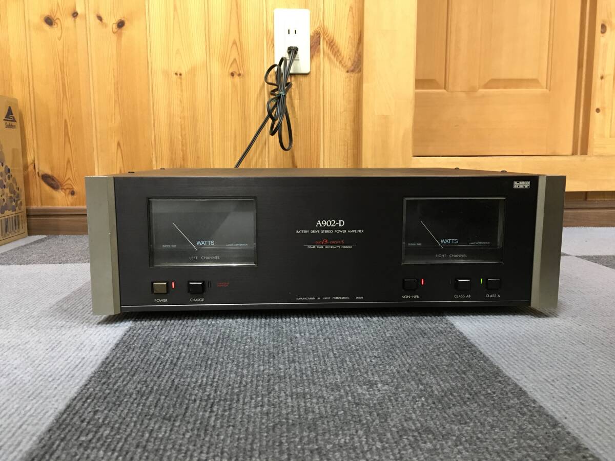 【往年の名機】LUXKIT A902-D バッテリードライブ対応ステレオパワーアンプキット 組み立て済み拍卖
