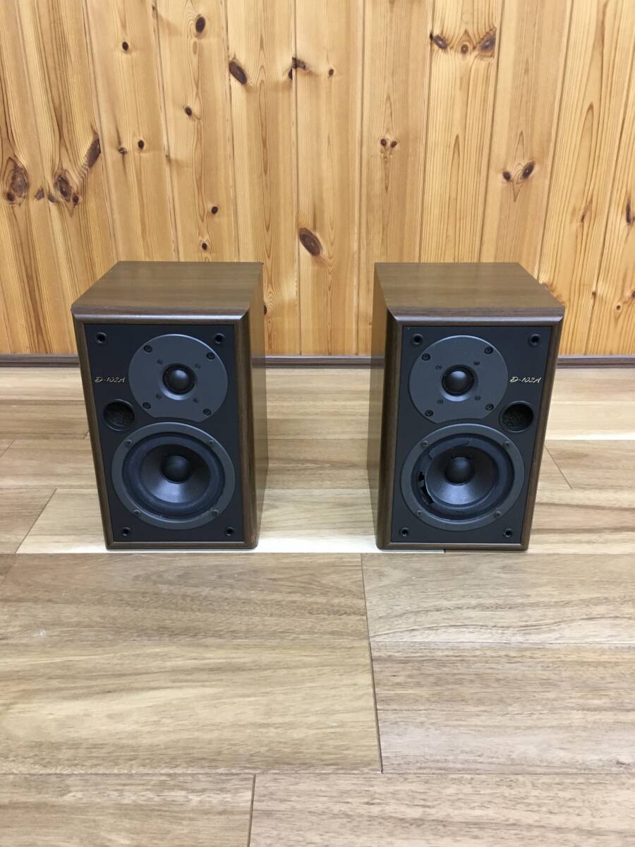 【クリアな音質】ONKYO D-102A ブックシェルフスピーカー拍卖