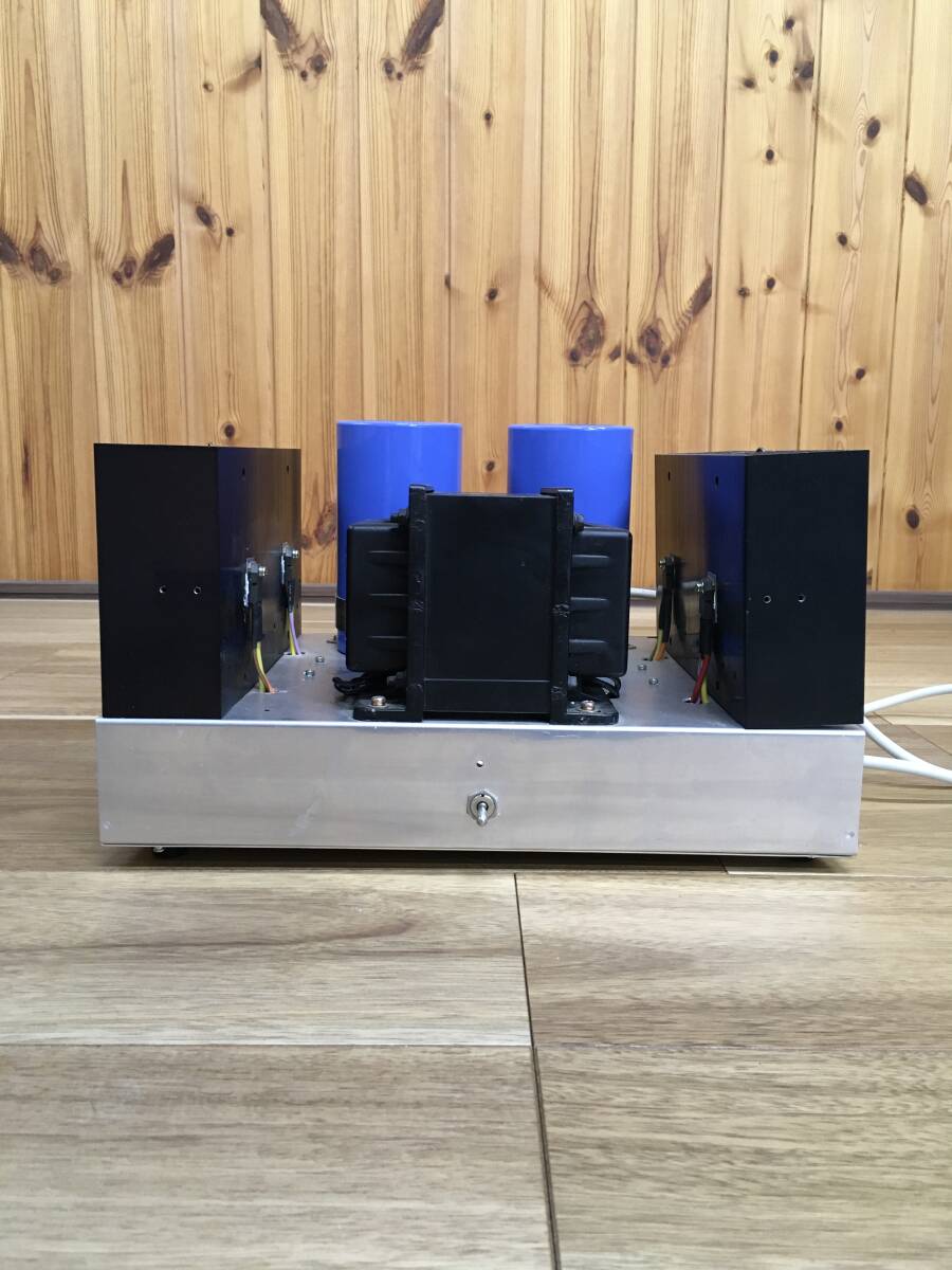 【重厚】自作パワーアンプ 大容量コンデンサー&トランス搭載拍卖