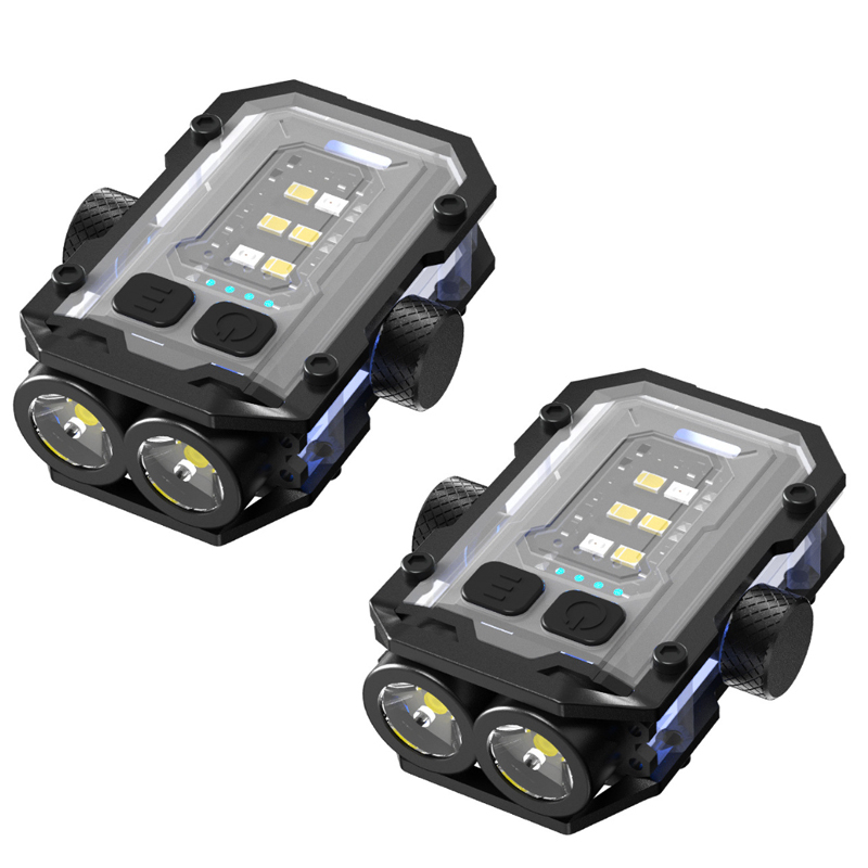 マイクロライト ミニ LED フラッシュライト コンパクト USB充電式 ハンディライト アウトドア マイクロ懐中電灯 LEDライト 防水 (ブラック)拍卖