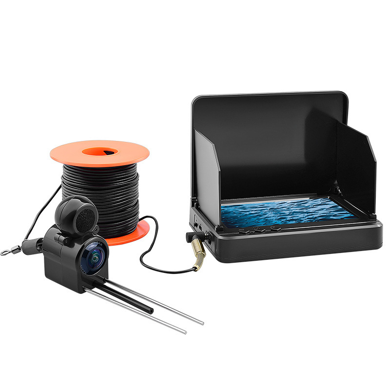 4.3インチ水中モニター ポータブル 水中カメラ カラーモニター 釣り 魚群探知機 赤外線LED 暗視 海釣り川釣り 餌釣り 収納ボックス付き拍卖