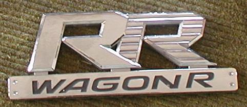 新品ワゴンRエンブレムRRリアエンブレムMH21Sスズキ純正リヤエンブレムMH22SバックドアWAGONRリアゲートRRマーク バッジ バッヂ拍卖