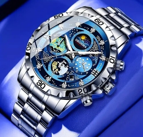 メンズウォッチ!ラグジュアリー! クロノグラフ!サンムーン 拍卖