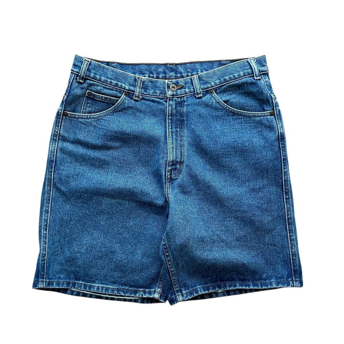 CANADA製 Denver Hayes デニム ハーフパンツ W36 インディゴ ショーツ カナダ製 コットン100% ジーンズ ショートパンツ 古着拍卖