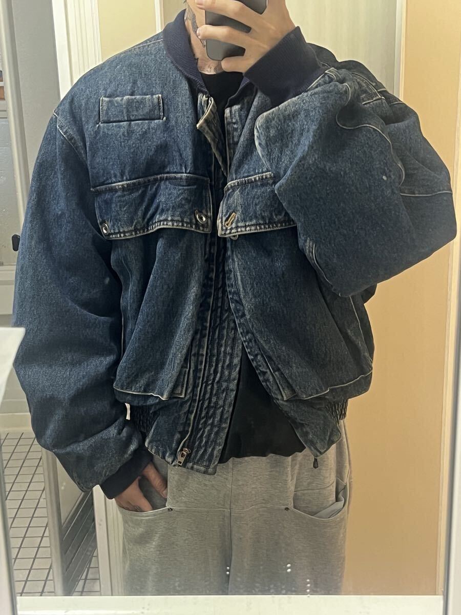 激レア 80s KATHARINE HAMNETT デニム ボンバージャケット デニムジャケット ヴィンテージ キャサリンハムネット アーカイブ拍卖