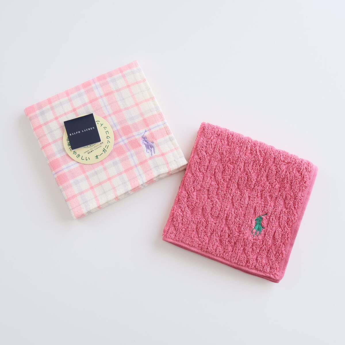 ■未使用 RALPH LAUREN ラルフローレン タオルハンカチ 2枚■拍卖