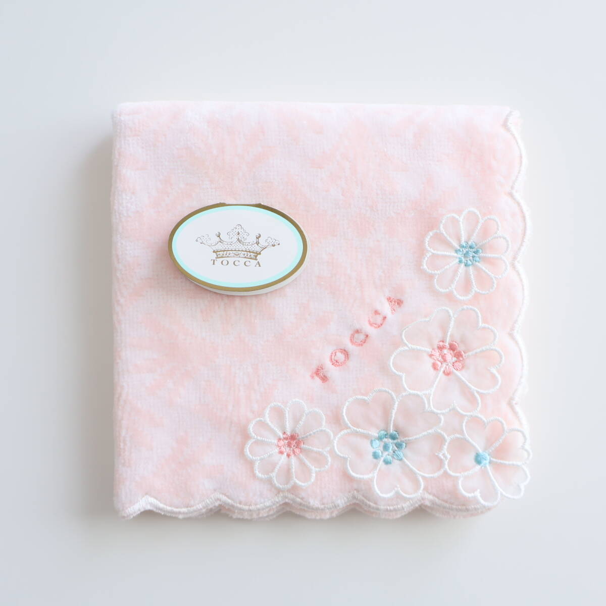 ■未使用 TOCCA トッカ タオルハンカチ ピンク■拍卖