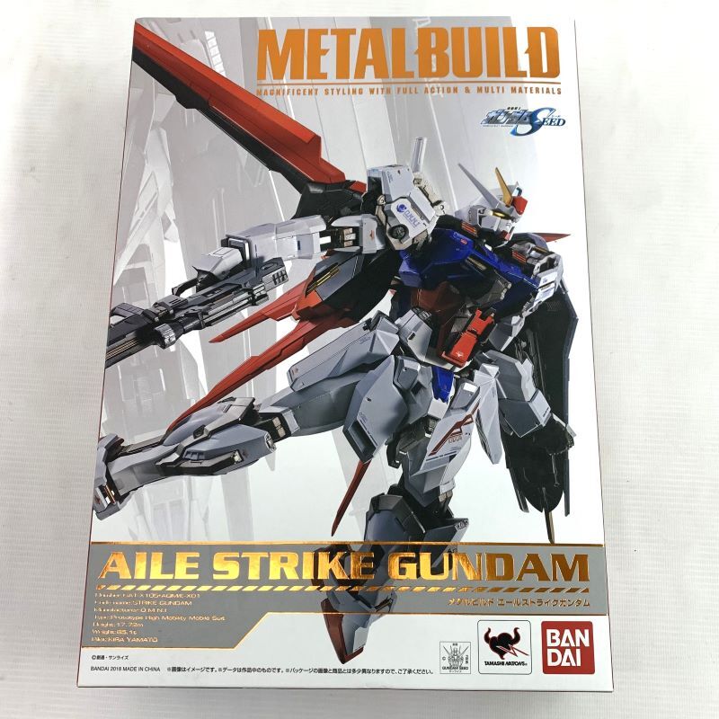 《未開封》METAL BUILD エールストライクガンダム 「機動戦士ガンダムSEED」店頭/他モール併売《フィギュア・山城店》Z882拍卖