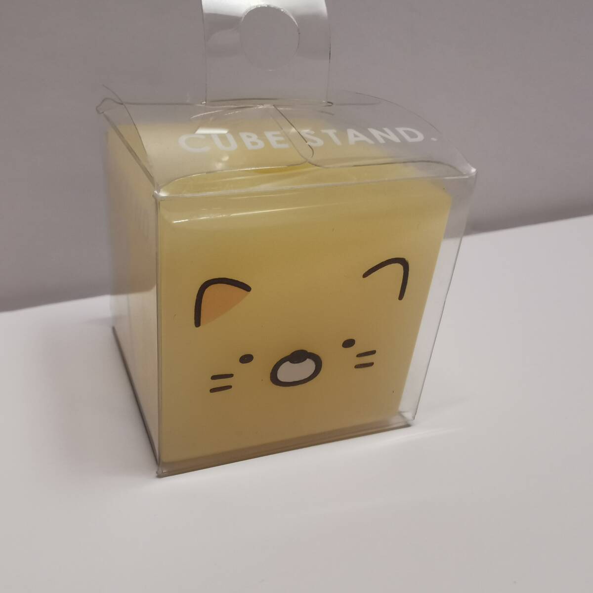 未使用【すみっコぐらし】 CUBE STAND キューブスタンド 猫フェイス /ミニ 歯ブラシスタンド マルチスタンド イエロー 外装スレあり拍卖