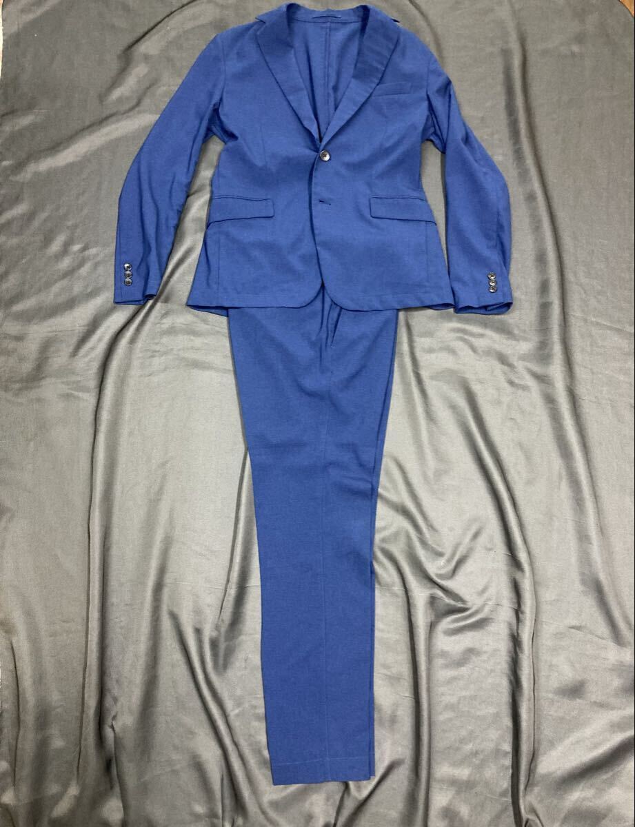 EDIFICE 417 エディフィス ブルー セットアップ サイズ:M拍卖