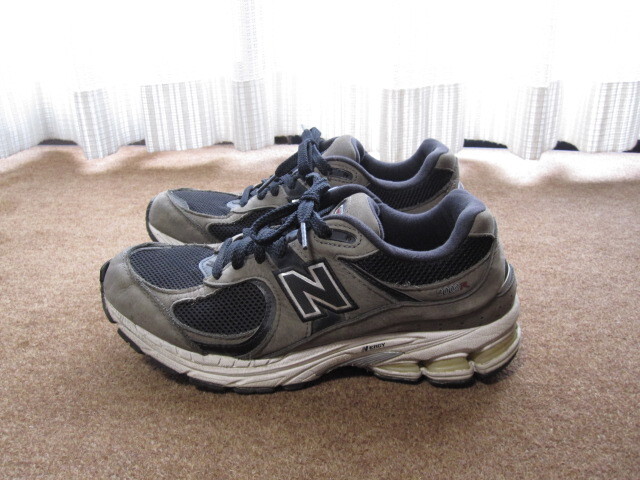 New Balance ニューバランス ML2002RB スニーカー グレー/ブラック US7.5D/25.5cm USED拍卖