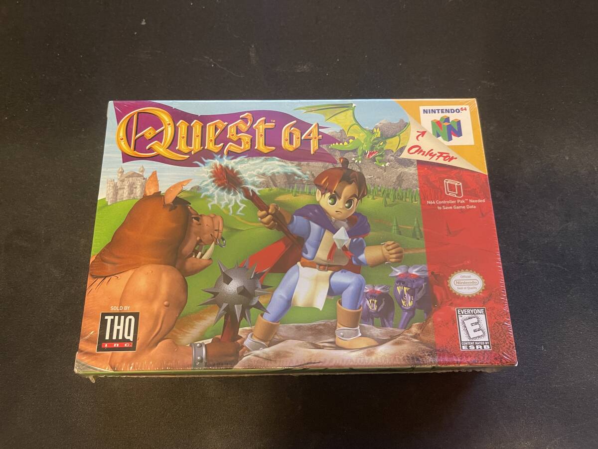エルテイルモンスターズ 北米版 Quest 64 ニンテンドー64 未開封 Factory Sealed 拍卖