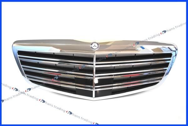 ※要在庫確認 ベンツ Sクラス W221 S65AMG 後期 ラジエーターグリル 純正品 フロントグリル ディストロニック付車 22188006839040拍卖