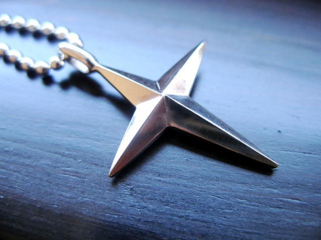 仁尾彫金『十字星クロス』ハンドメイド59b拍卖