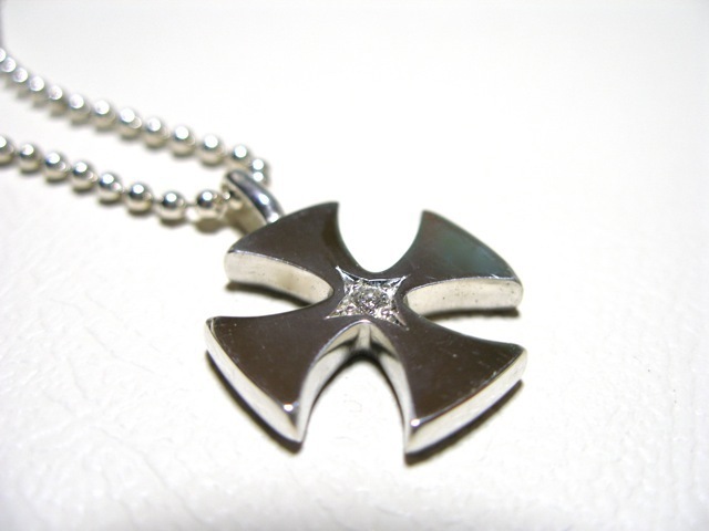 仁尾彫金『一つ星ダイヤフラットアイアンクロスヘッド』ハンドメイド433b拍卖