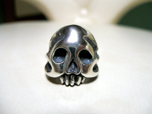 仁尾彫金『スカルリング』ハンドメイド拍卖