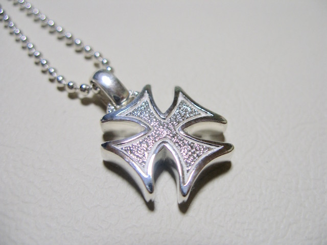 仁尾彫金『プラチナギャラクシーアイアンクロスヘッド』ハンドメイド120拍卖