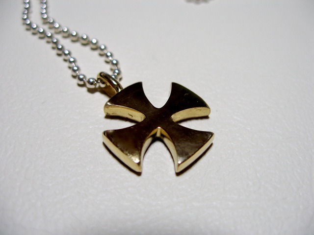 仁尾彫金『ゴールドフラットアイアンクロスヘッド』ハンドメイド58拍卖