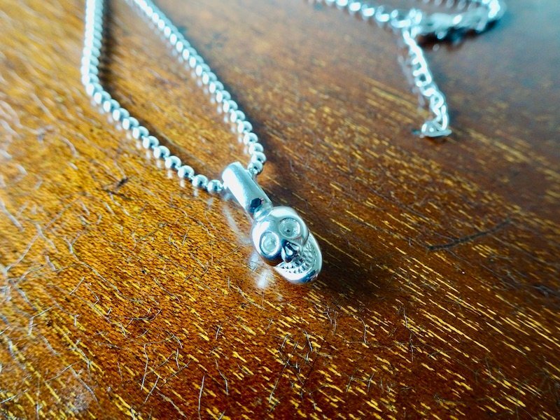 仁尾彫金『ラッキースカルペンダント』ハンドメイド253拍卖