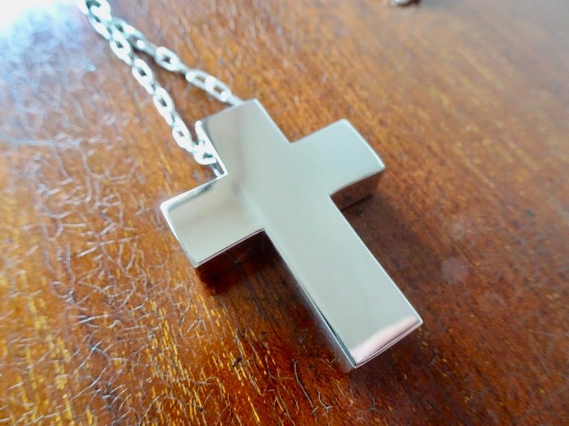 仁尾彫金『ビッグ、ブロッククロス、チェーン無し』ハンドメイド471b拍卖