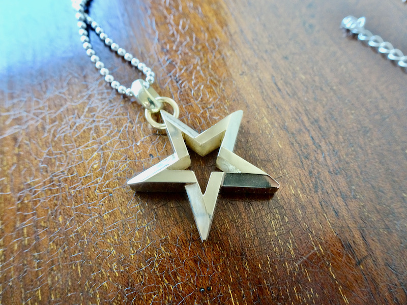 仁尾彫金『ゴールドスターヘッド、バチカンあり』ハンドメイド214拍卖