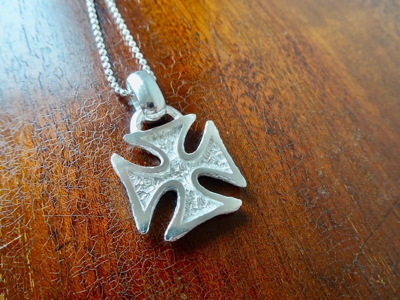 仁尾彫金『プラチナ、アイアンクロスヘッド、バチカンノーマル』ハンドメイド383拍卖