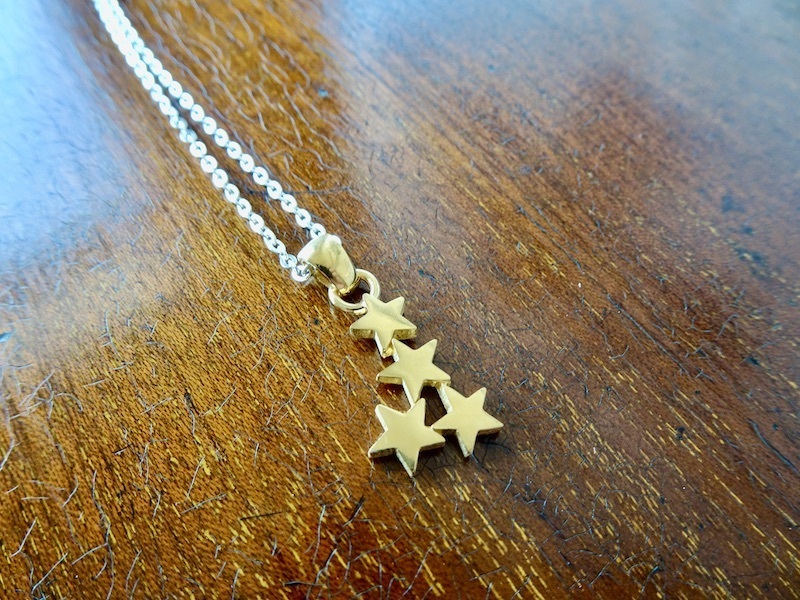 仁尾彫金『ゴールド星のペンダント』ハンドメイド192b拍卖