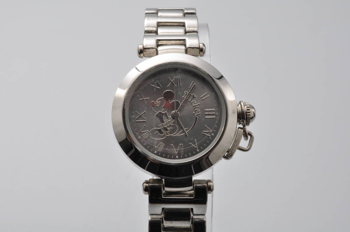 ◆◇ディズニー ミッキーマウス レディース クォーツ腕時計 (カボションリューズデザイン)◇◆拍卖