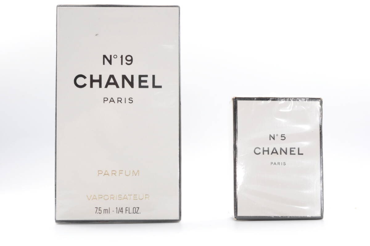 ★☆【超希少/ヴィンテージ未開封】CHANEL シャネル パルファム 2点セット N°5 & N°19 コレクション香水☆★拍卖