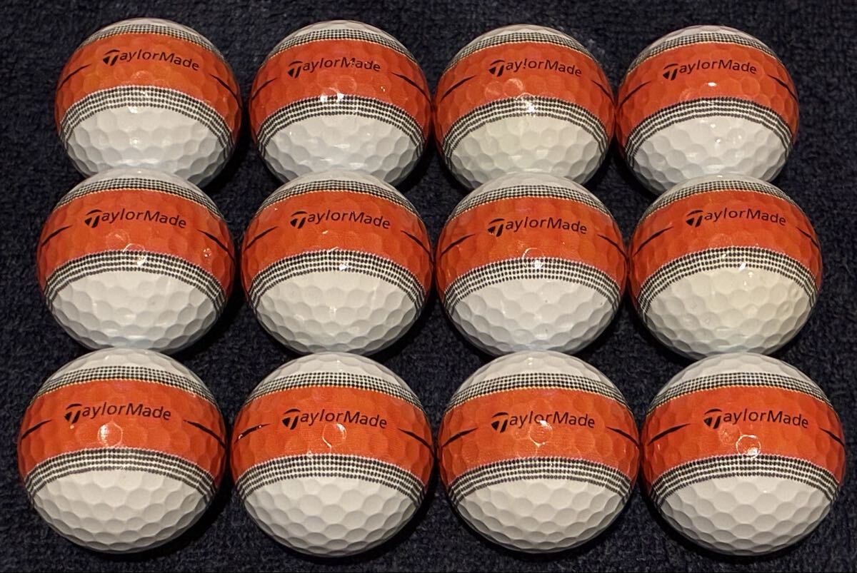 TaylorMade ツアーレスポンス テーラーメイド TOUR RESPONSE オレンジ 12個 美品拍卖