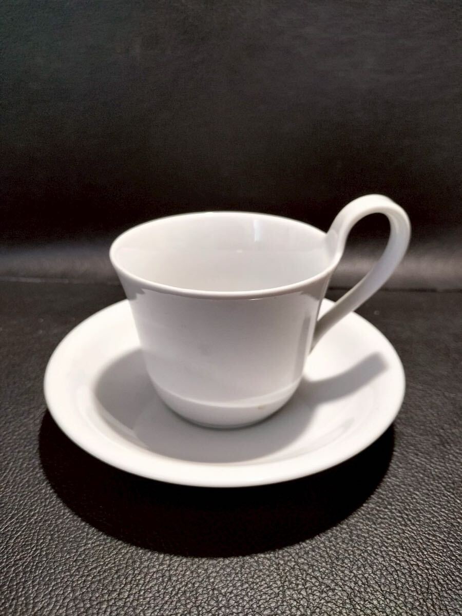 K234 Royal Copenhagen ロイヤル コペンハーゲン カップ&ソーサー ホワイト系 白系 食器 洋食器 コップ コーヒーカップ 中古 保管品拍卖