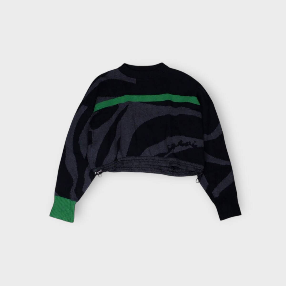 sacai【クロップドゼブラニットセーター】拍卖