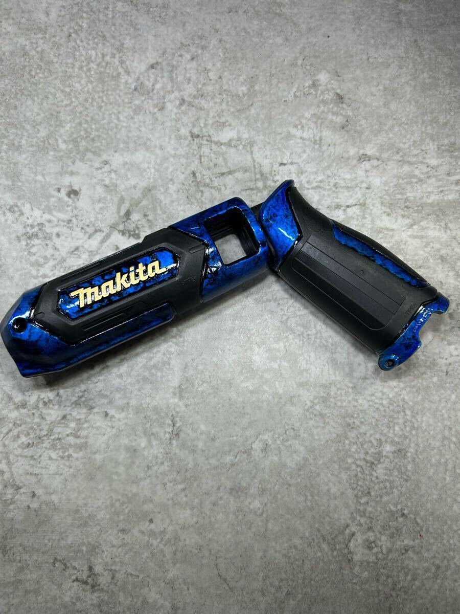 Makita TD022D ハウジング カスタムペイント ラップ塗装 ペンインパクト ペンドライバー マキタ 腰道具 ニックス 現場 腰袋拍卖