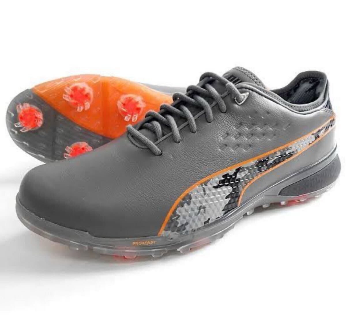 定価2.75万 プーマ ゴルフ プロアダプト デルタ ムービング デイ スパイク シューズ 26cm 未使用 195574 01 PUMA GOLF シューズ レザー拍卖
