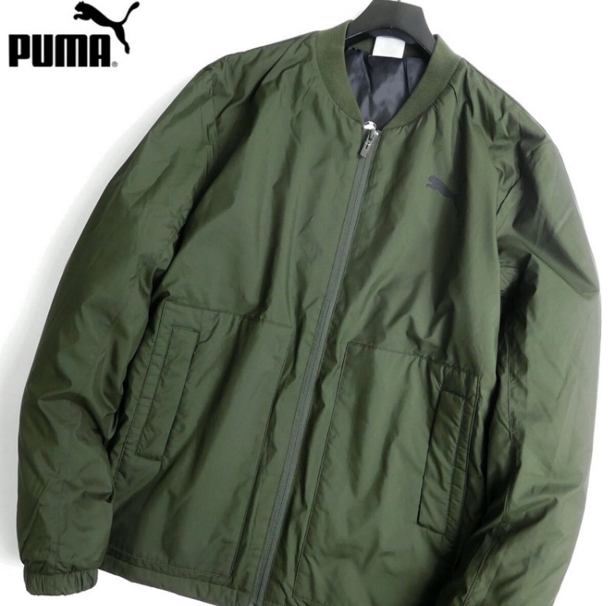 PUMA プーマ 新品 定価1.1万 WATER REPELLENT 撥水 保温 中綿入り フルジップ ボンバージャケット ウィンドジャケット ブルゾン 70 防風拍卖