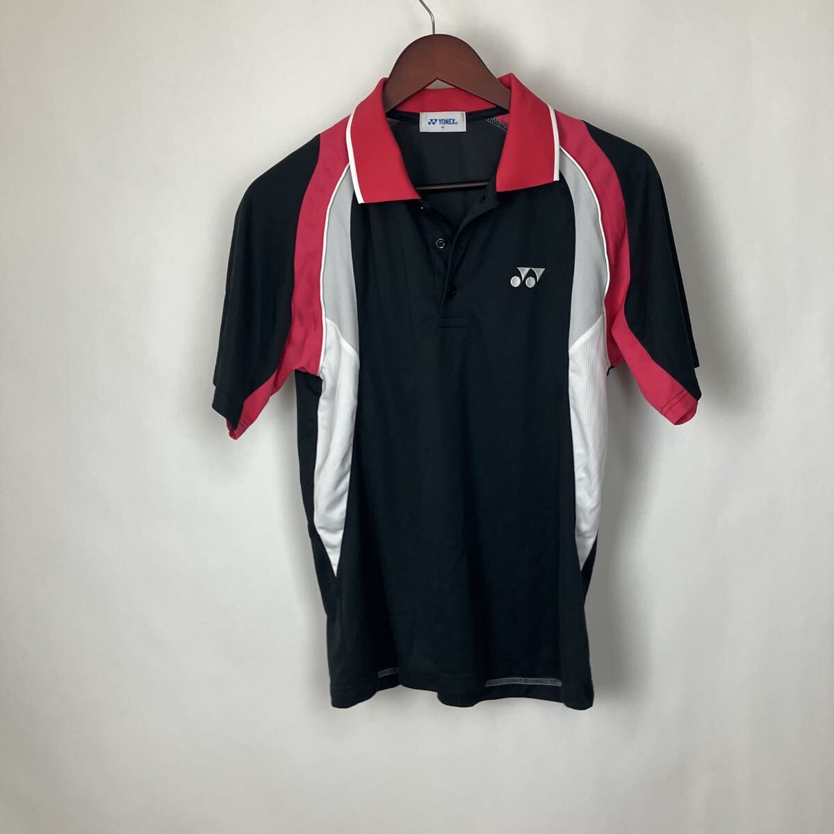 YONEX ヨネックス ポロシャツ テニス バドミントン 半袖ポロシャツ 半袖 速乾生地 ブラック Mサイズ レディース 女性向け拍卖