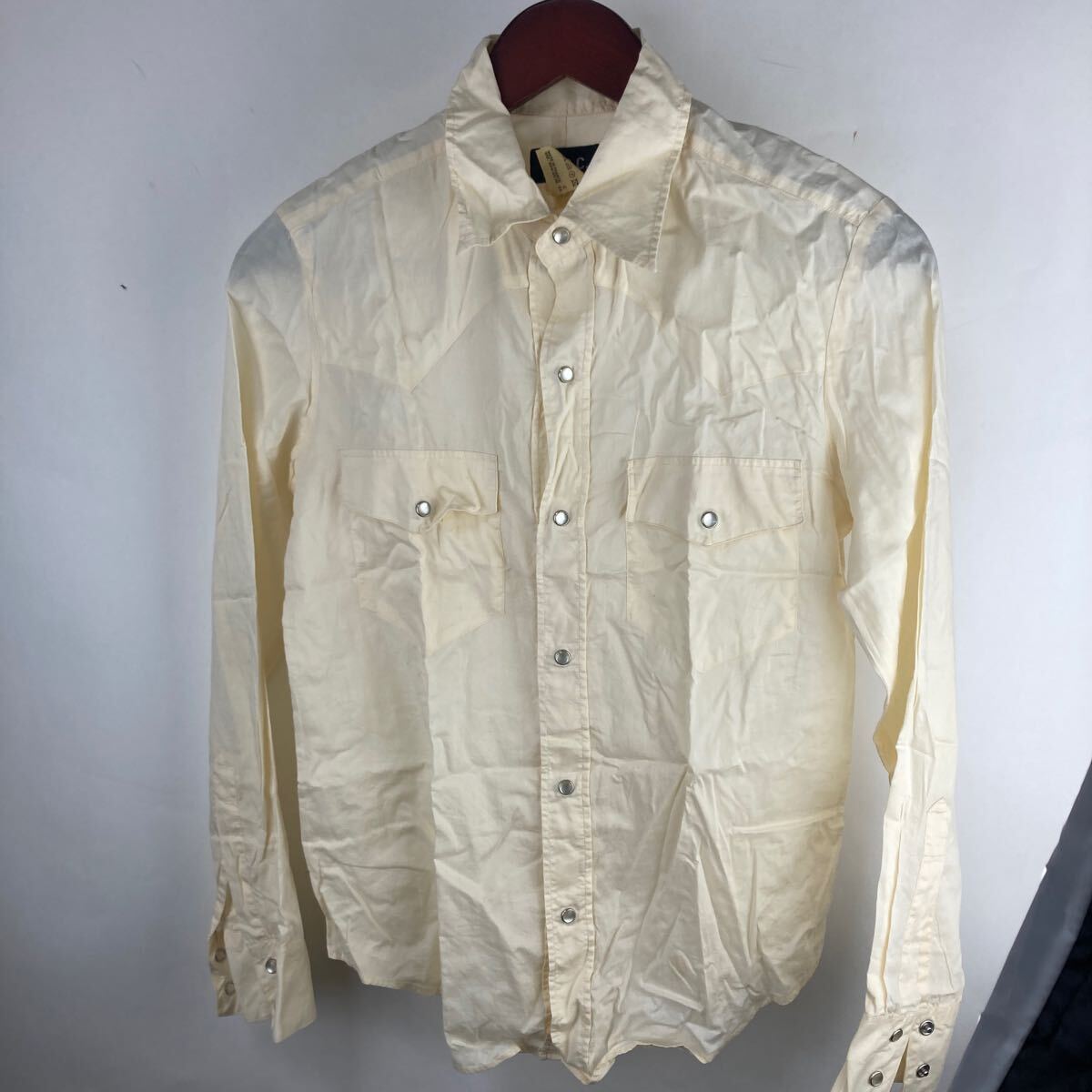 A.P.C アーペーセー 長袖シャツ コットン ホワイト M 無地 白シャツ 長袖カットソー ウエスタンシャツ レディース 夏 シャツ カジュアル拍卖
