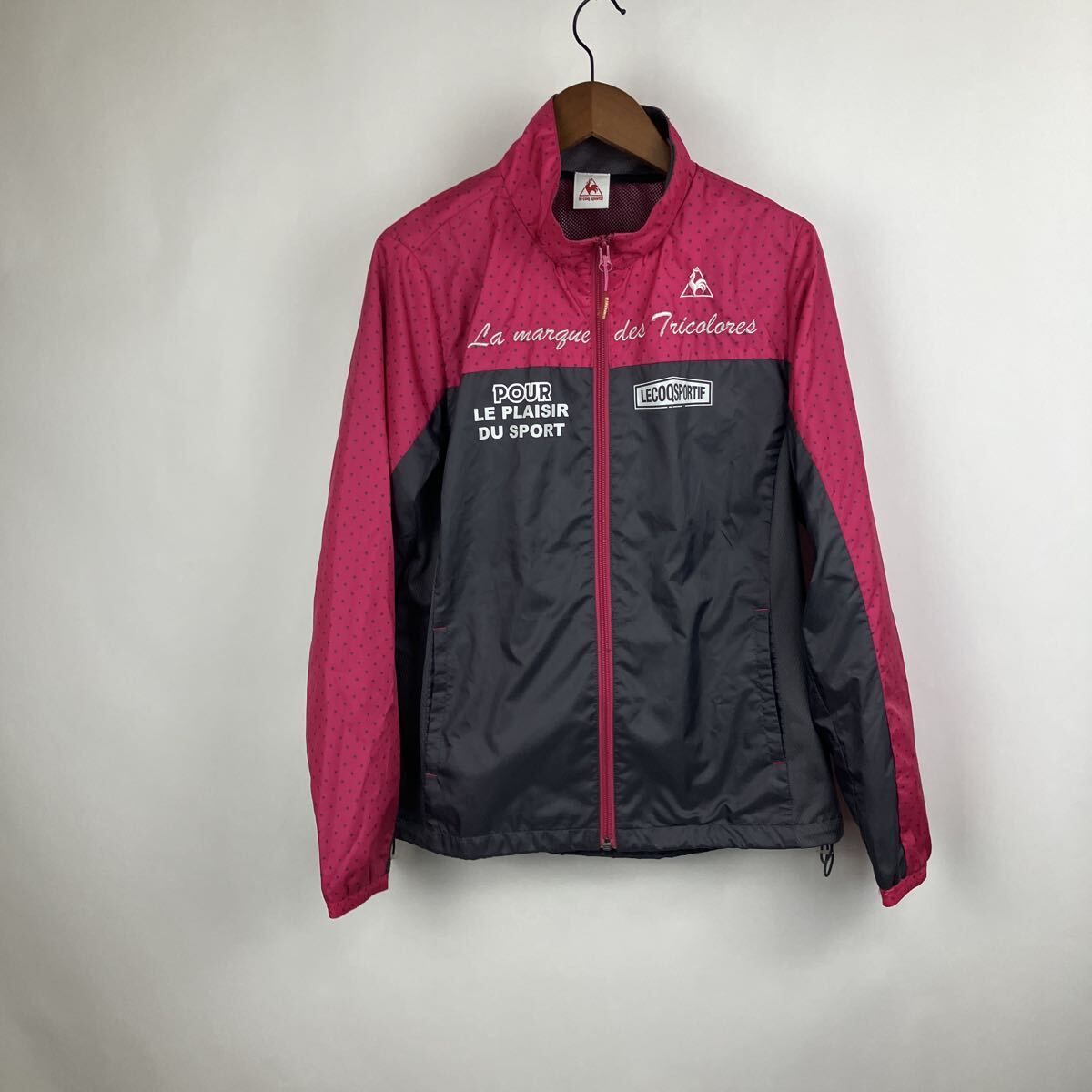 ジャケット ルコックスポルティフ le coq sportif ウインドブレーカー M ルコック 裏地メッシュ ジャージレディース 女性用拍卖