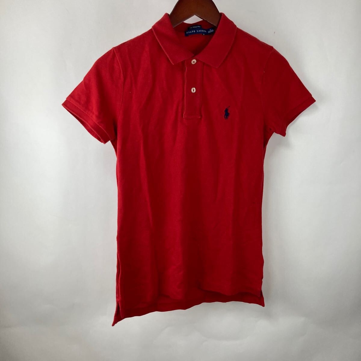 RALPH LAUREN ラルフローレン レッド POLO ポロシャツ 半袖ポロシャツ Ralph Lauren 半袖 赤 通気性 ゴルフウェア ゴルフ スポーツウェア拍卖
