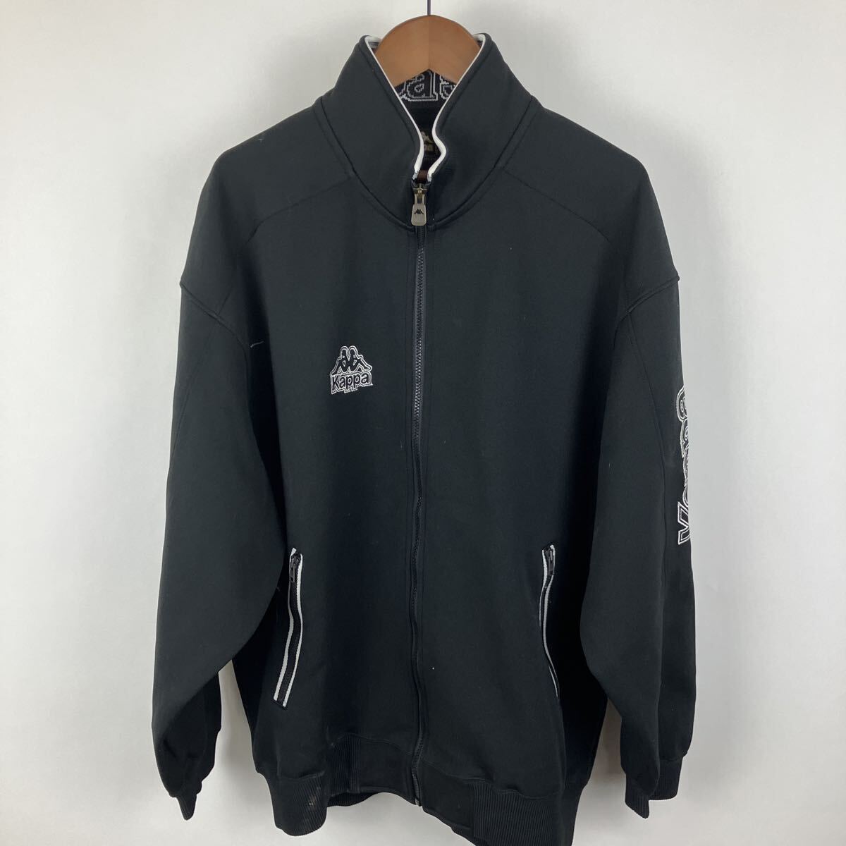 カッパ Kappa ブラック トラックジャケット ジャージ ジャケット スポーツウェア スポーツファッション メンズ レディース 男女兼用拍卖