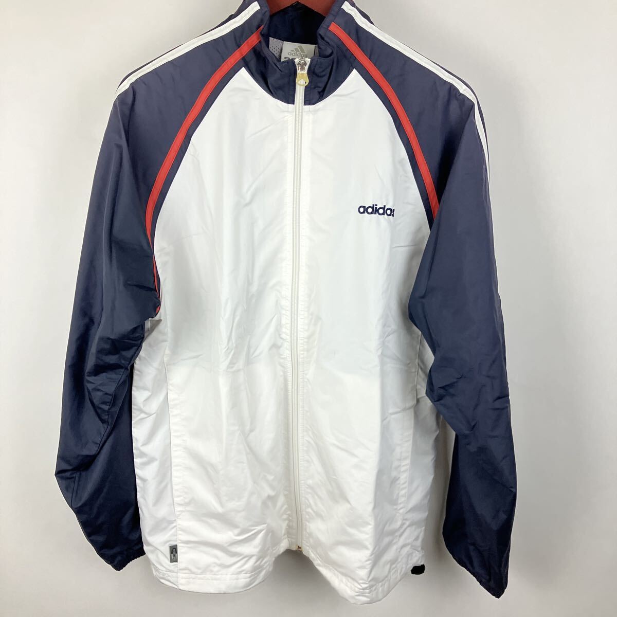 アディダス adidas ナイロンジャケット スポーツ ウィンドブレーカー ヴィンテージ トップス スポーツウェア スポーツファッション拍卖