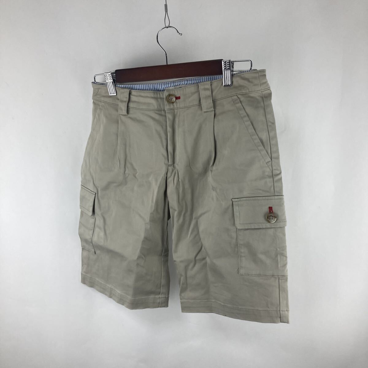 ショートパンツ ベージュ ハーフパンツ ショーツ カーゴ USA 半ズボン カーゴパンツTOMMY HILFIGER トミーフィガー 激安古着 古着拍卖
