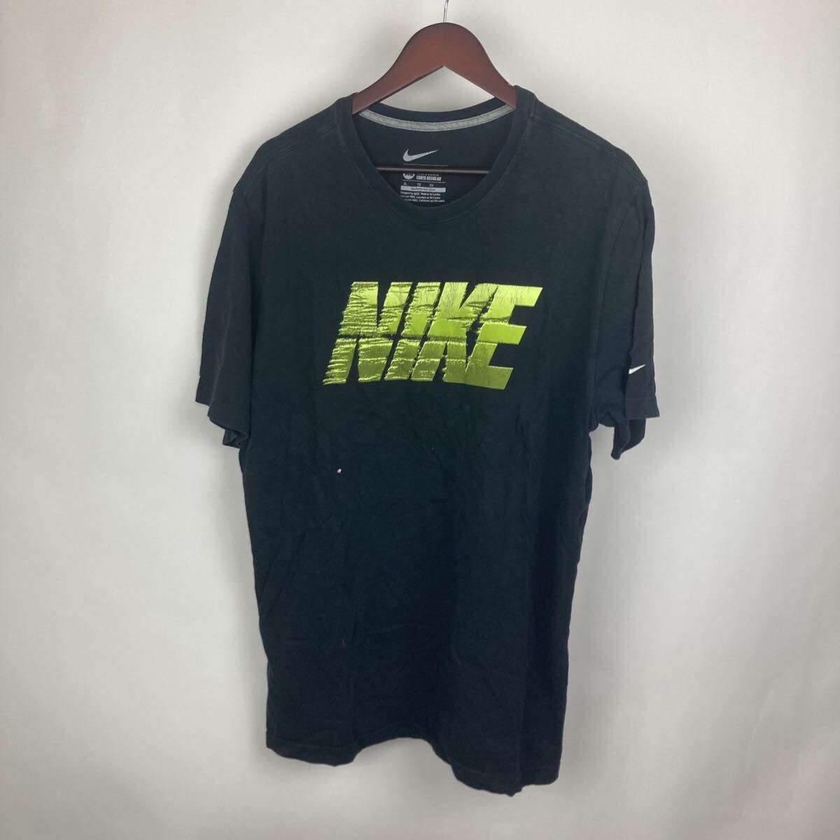 大きいサイズ NIKE ナイキ ブラック 半袖Tシャツ トップス XL カットソー 黒 Tシャツ TEE BETTER プリントTシャツ ワンポイント ロゴ 拍卖