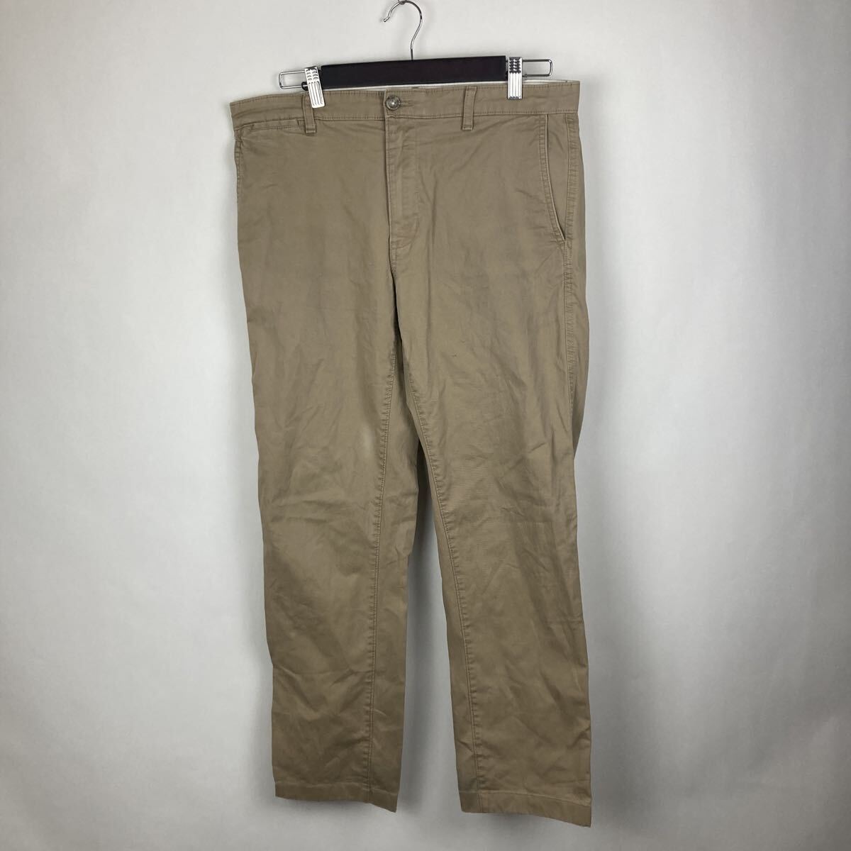Eddie Bauer エディーバウアー ベージュ チノパン 古着 L32 ワークパンツ チノパンツ 激安古着 古着卸 古着 ワンポイント 拍卖