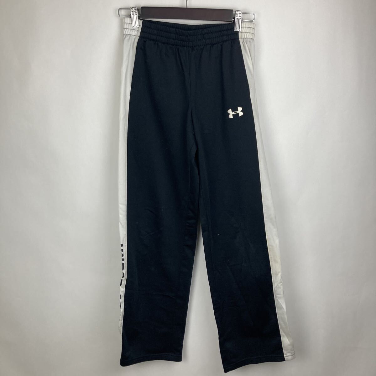 UNDER ARMOUR アンダーアーマー ブラック パンツ 黒 イージーパンツ ウエストゴム ボトムス ジャージ トレーニングウェア スポーツウェア拍卖