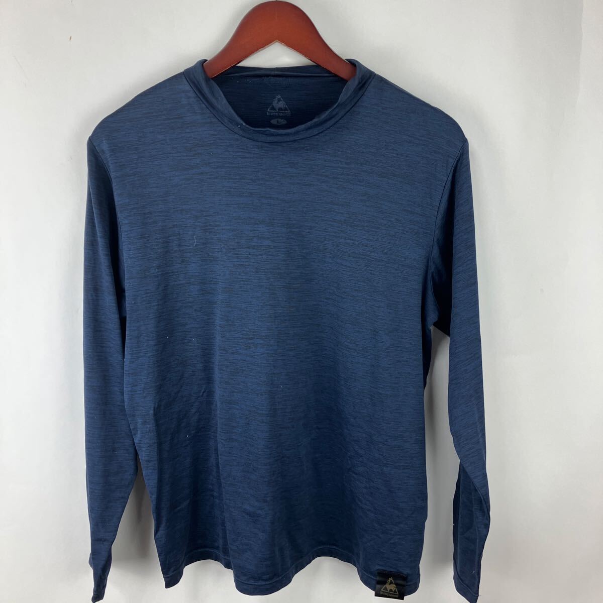 le coq sportif ルコックスポルティフ シャツ クール 長袖Tシャツ メンズ 男性向け ネイビー 紺色 Lサイズ デイリー拍卖