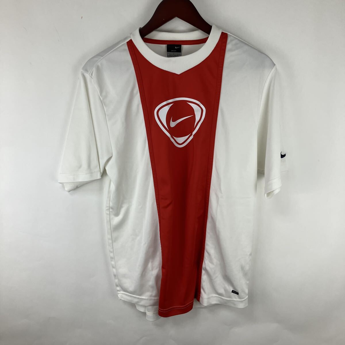NIKE ナイキ 半袖 Lサイズ ホワイト レッド Tシャツ 半袖Tシャツ グレー 半袖シャツ メンズ 男性用 男性向け ビッグロゴ拍卖