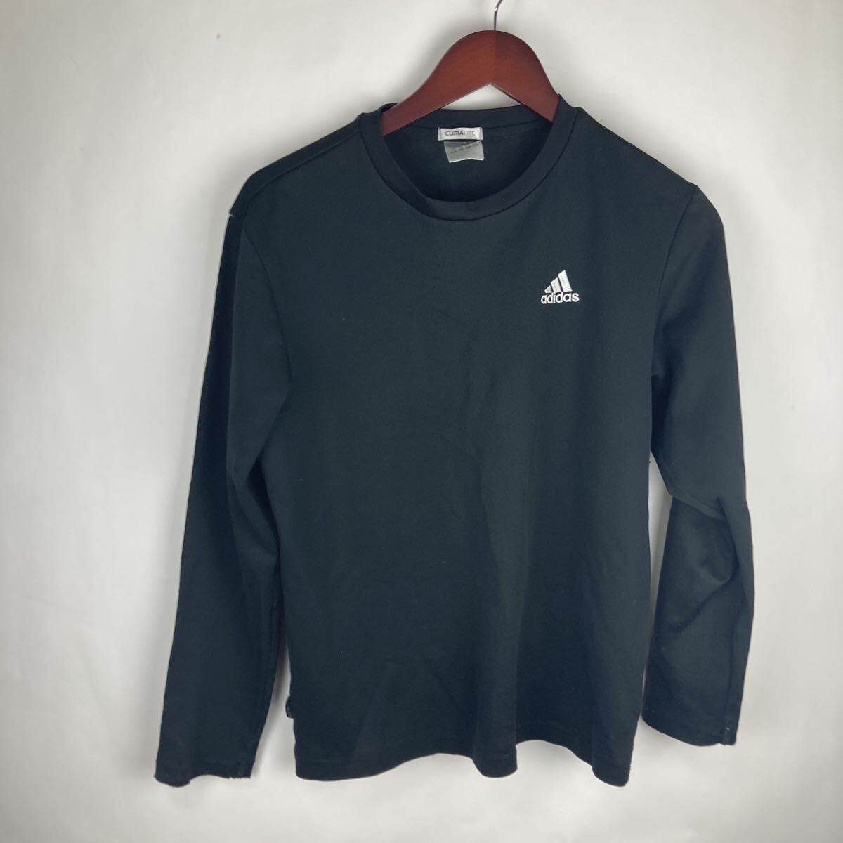 adidas アディダス ブラック 黒 長袖 M トレーニングシャツ コンプレッション テックフィット 長袖Tシャツ' メンズ スポーツウェア拍卖